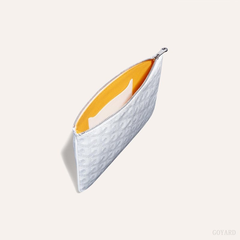 Goyard SÉNAT PM POCKET Små Skinnvarer Hvite | GY-QRQ9402