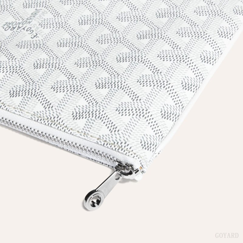 Goyard SÉNAT PM POCKET Små Skinnvarer Hvite | GY-QRQ9402
