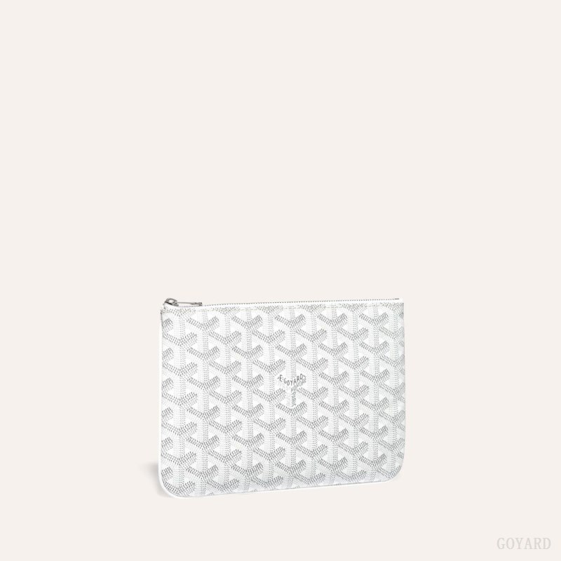 Goyard SÉNAT PM POCKET Små Skinnvarer Hvite | GY-QRQ9402