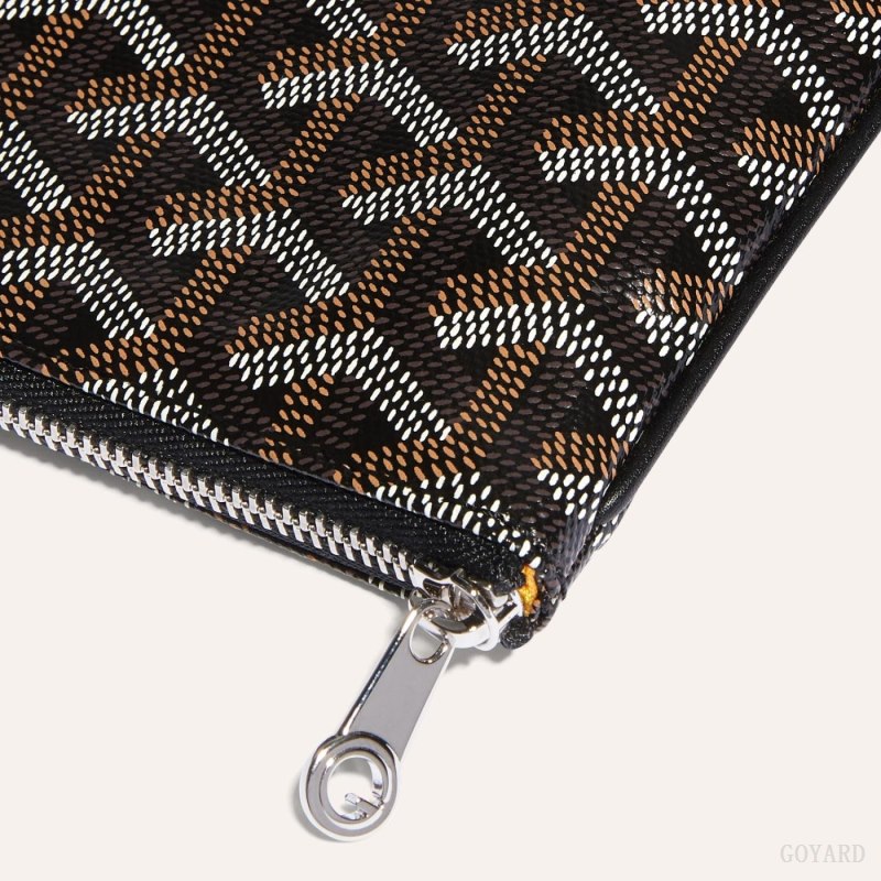 Goyard SÉNAT PM POCKET Små Skinnvarer Svarte | GY-EQB5767