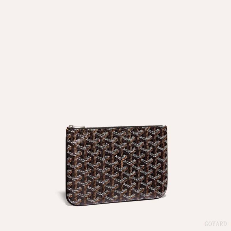 Goyard SÉNAT PM POCKET Små Skinnvarer Svarte | GY-EQB5767