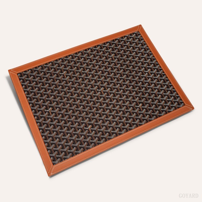 Goyard SOUS-MAIN DESK PAD Accessories Svarte Brune | GY-PLG3077