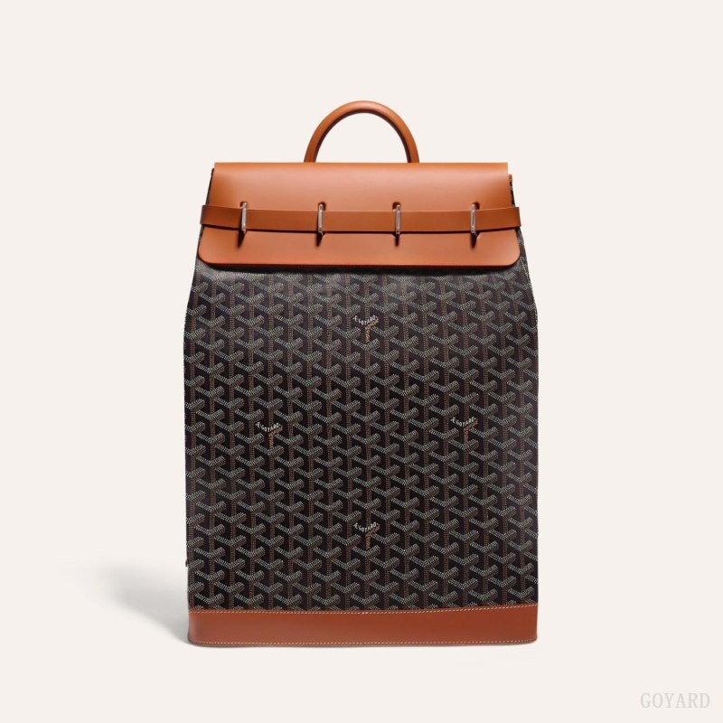 Goyard STEAMER PM BAG Ryggsekker Svarte Brune | GY-NGA0692