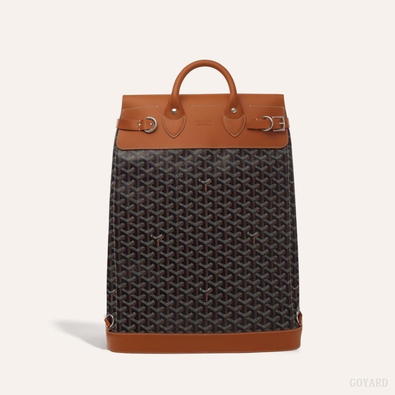 Goyard STEAMER PM BAG Ryggsekker Svarte Brune | GY-NGA0692