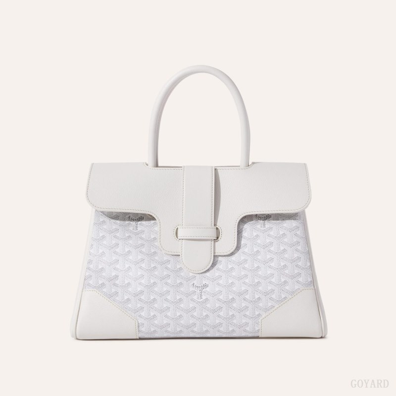 Goyard Saïgon tote bag Håndveske Hvite | GY-XFN3649