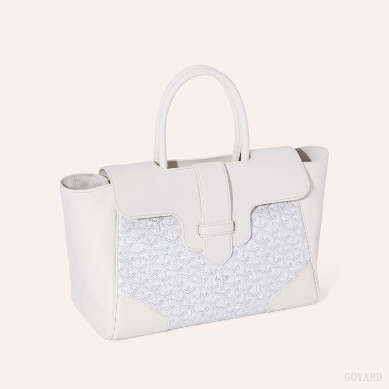 Goyard Saïgon tote bag Håndveske Hvite | GY-XFN3649