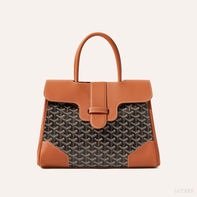 Goyard Saïgon tote bag Håndveske Svarte Brune | GY-FCI8688