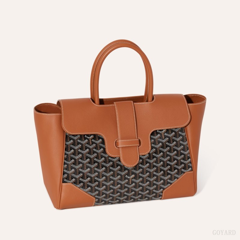 Goyard Saïgon tote bag Håndveske Svarte Brune | GY-FCI8688