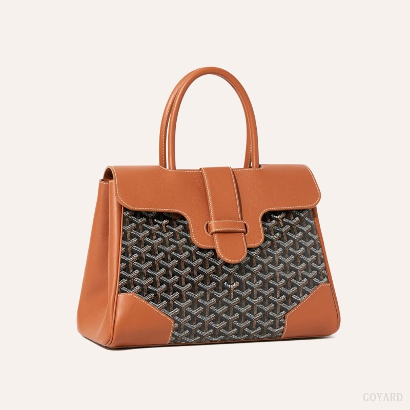 Goyard Saïgon tote bag Håndveske Svarte Brune | GY-FCI8688