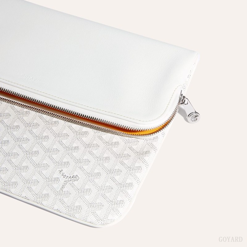 Goyard Sainte-Marie GM Clutch Vesker Hvite | GY-EMY4920