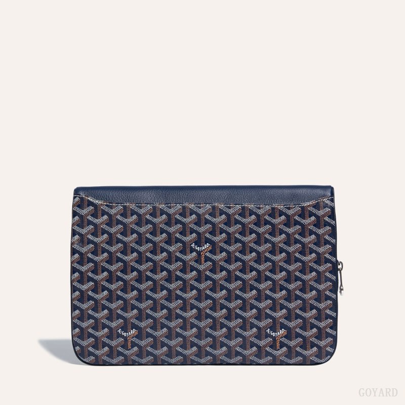 Goyard Sainte-Marie GM Clutch Vesker Marineblå Blå | GY-PNO0689