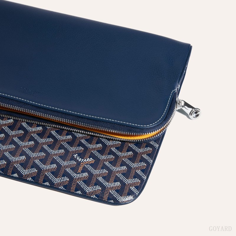 Goyard Sainte-Marie GM Clutch Vesker Marineblå Blå | GY-PNO0689