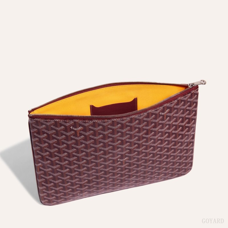 Goyard Sénat MGM Pouch Pouches Burgunder | GY-EPE2503
