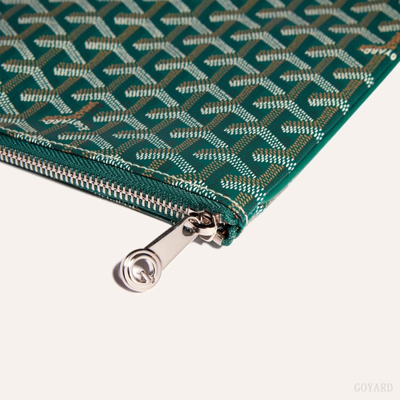 Goyard Sénat MGM Pouch Pouches Grønn | GY-NEV2946