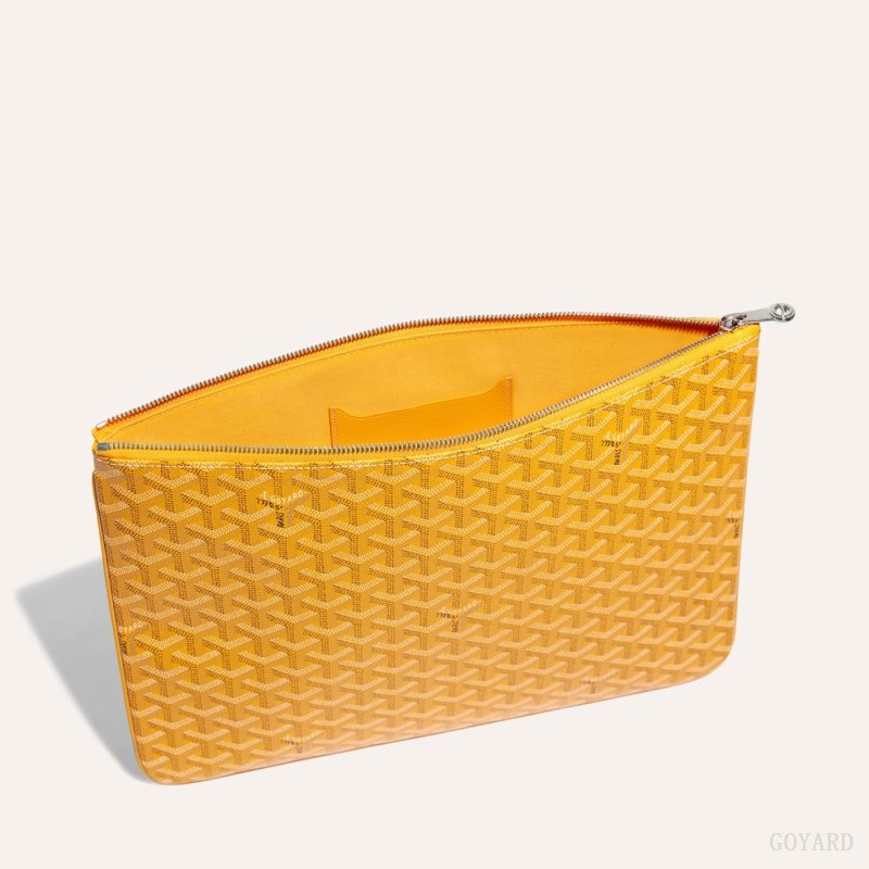 Goyard Sénat MGM Pouch Pouches Gul | GY-RTZ1678