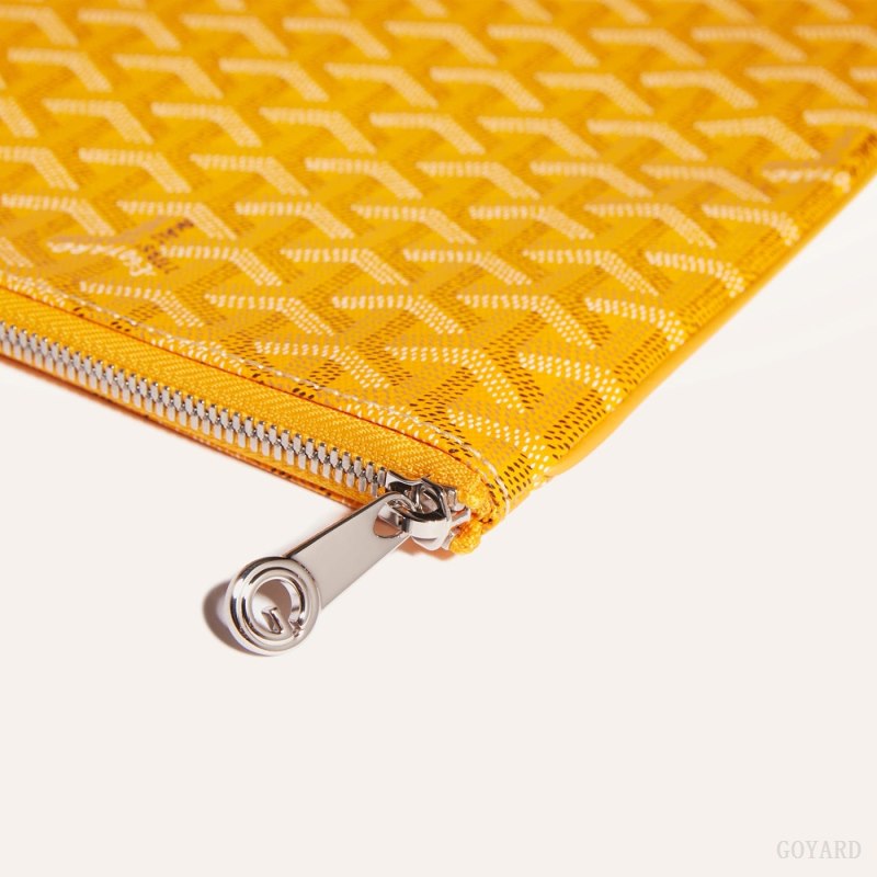 Goyard Sénat MGM Pouch Pouches Gul | GY-RTZ1678