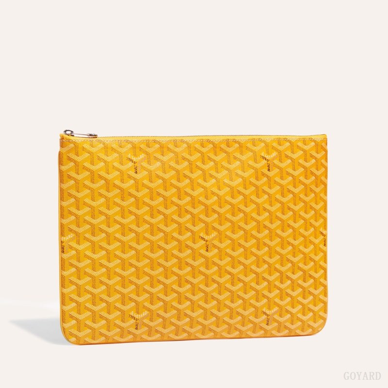 Goyard Sénat MGM Pouch Pouches Gul | GY-RTZ1678