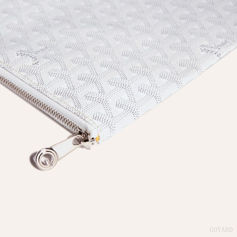 Goyard Sénat MGM Pouch Pouches Hvite | GY-IFF0410