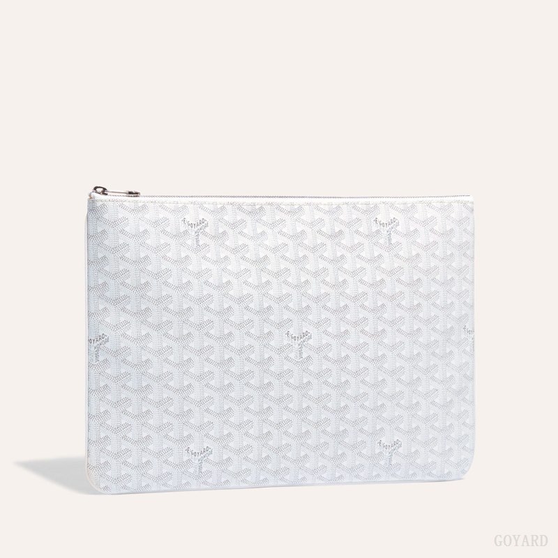Goyard Sénat MGM Pouch Pouches Hvite | GY-IFF0410