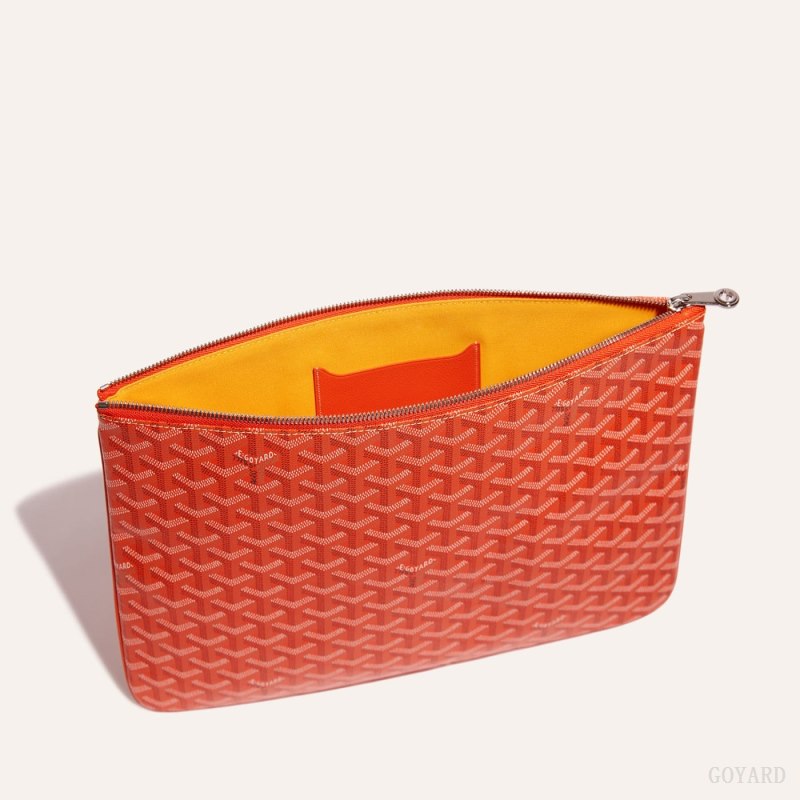Goyard Sénat MGM Pouch Pouches Oransje | GY-QJY6405