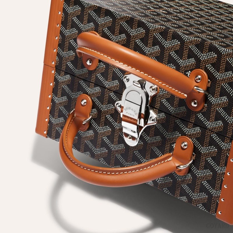 Goyard TRAVEL BOWL Boxes Svarte Brune | GY-RMD7380
