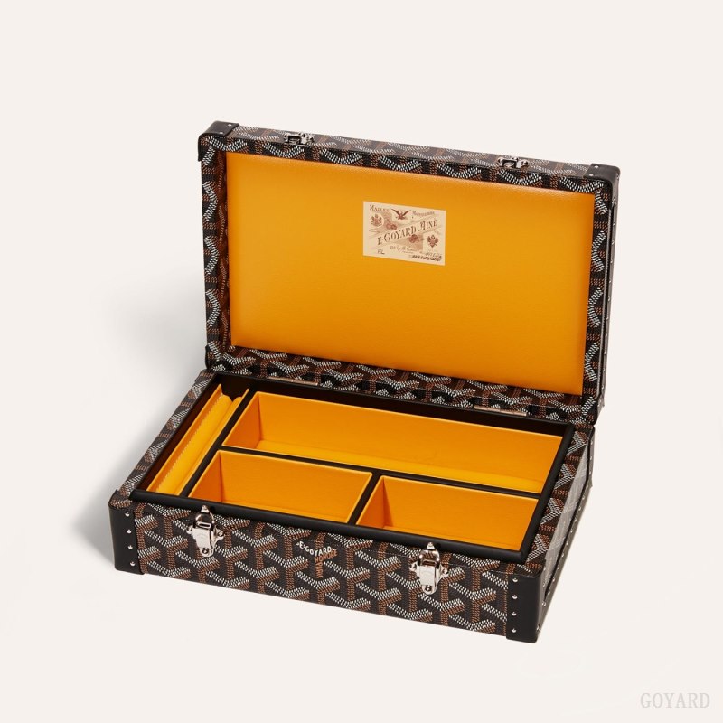 Goyard VENDÔME JEWELLERY CASE Boxes Svarte | GY-QWI2718