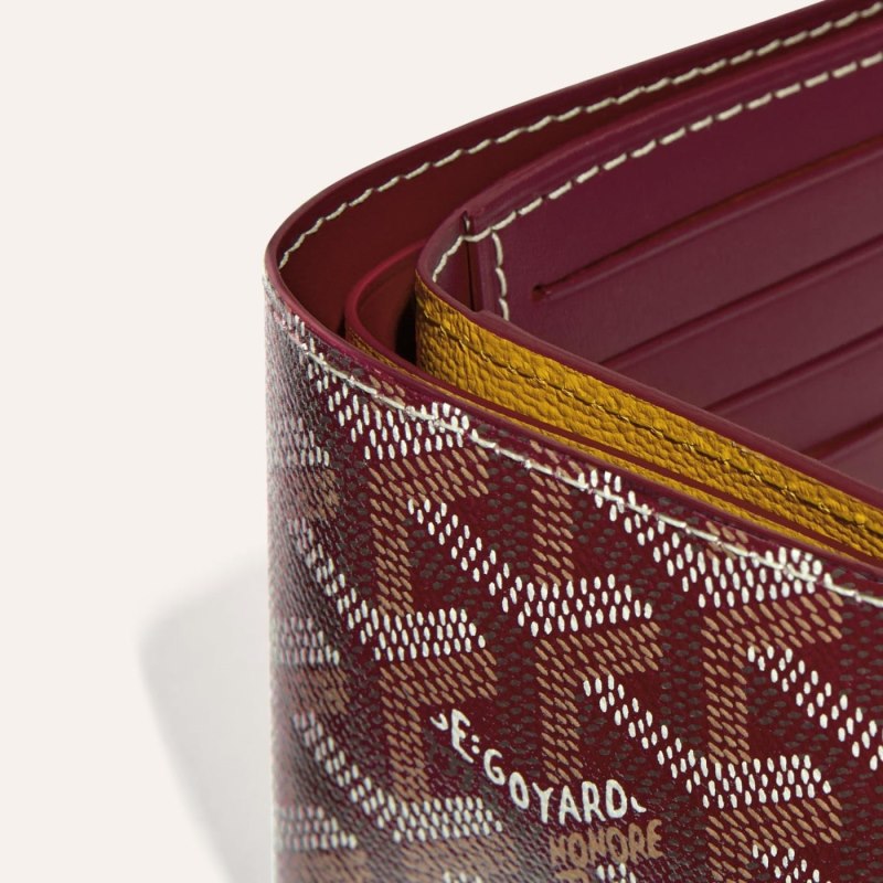 Goyard VICTOIRE WALLET Lommebok Burgunder | GY-BHB2491