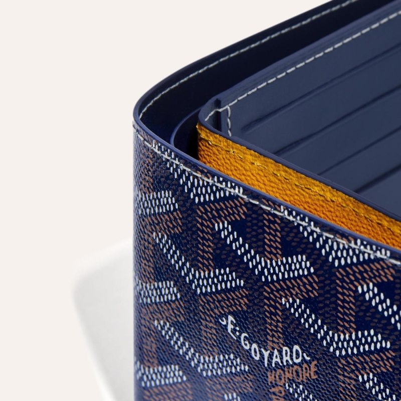 Goyard VICTOIRE WALLET Lommebok Marineblå Blå | GY-DXQ8406