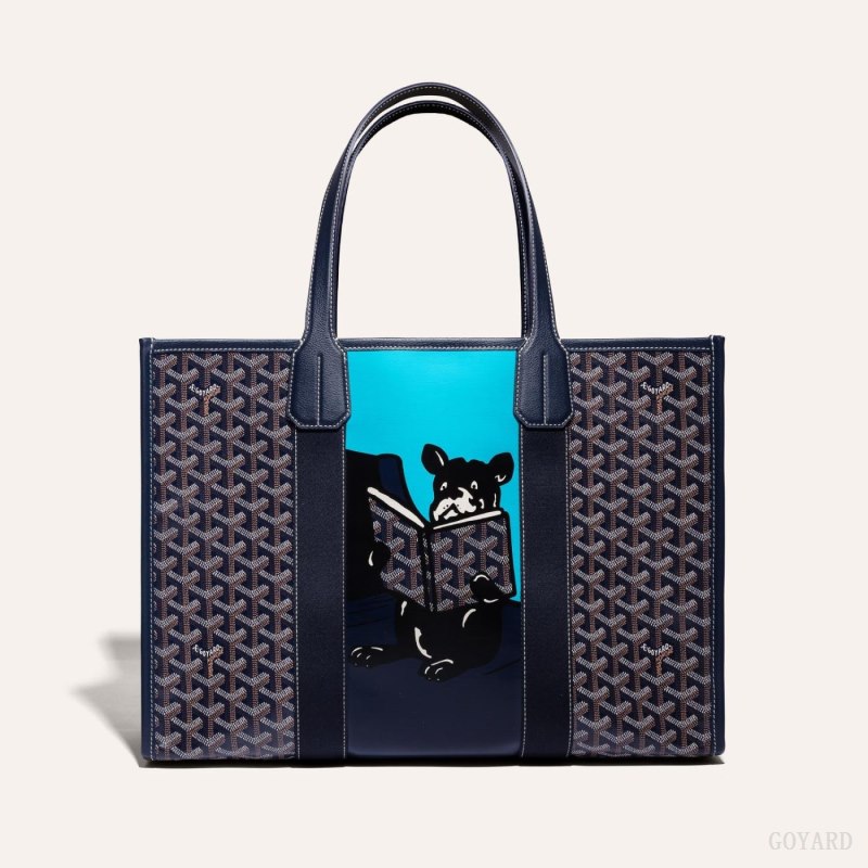 Goyard VILLETTE TOTE BAG Vesker Marineblå Blå | GY-VXE6437