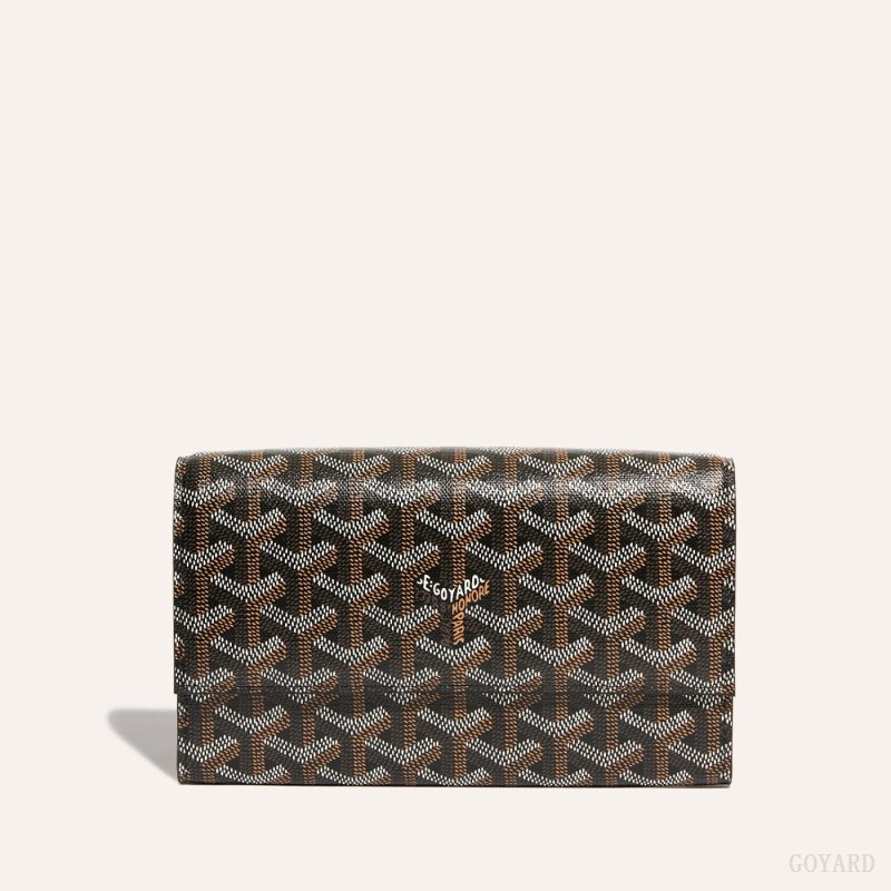Goyard Varenne Continental Wallet Skulderveske Svarte | GY-BLM6099