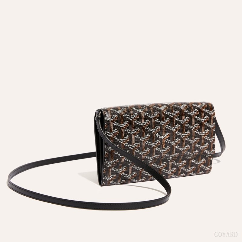 Goyard Varenne Continental Wallet Skulderveske Svarte | GY-BLM6099