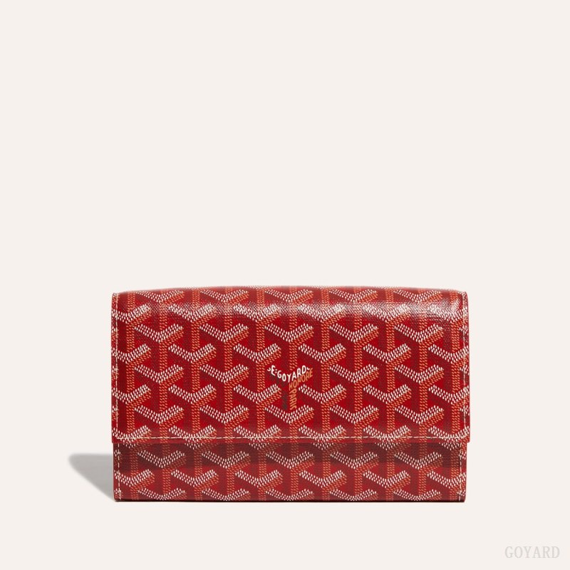 Goyard Varenne Continental Wallet Skulderveske Rød | GY-WRB1904