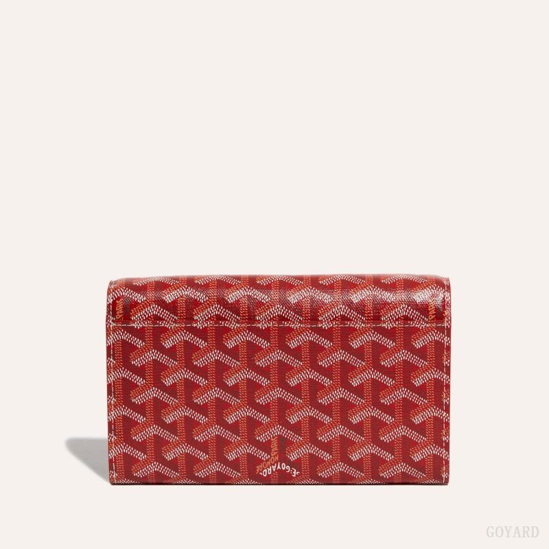Goyard Varenne Continental Wallet Skulderveske Rød | GY-WRB1904