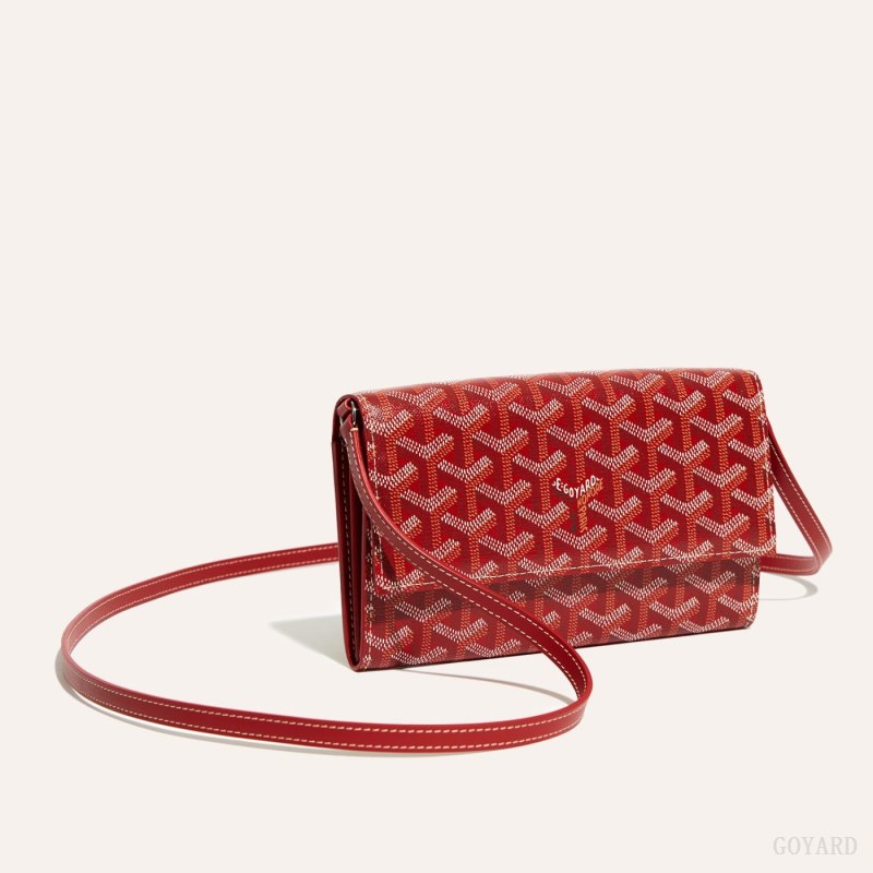Goyard Varenne Continental Wallet Skulderveske Rød | GY-WRB1904