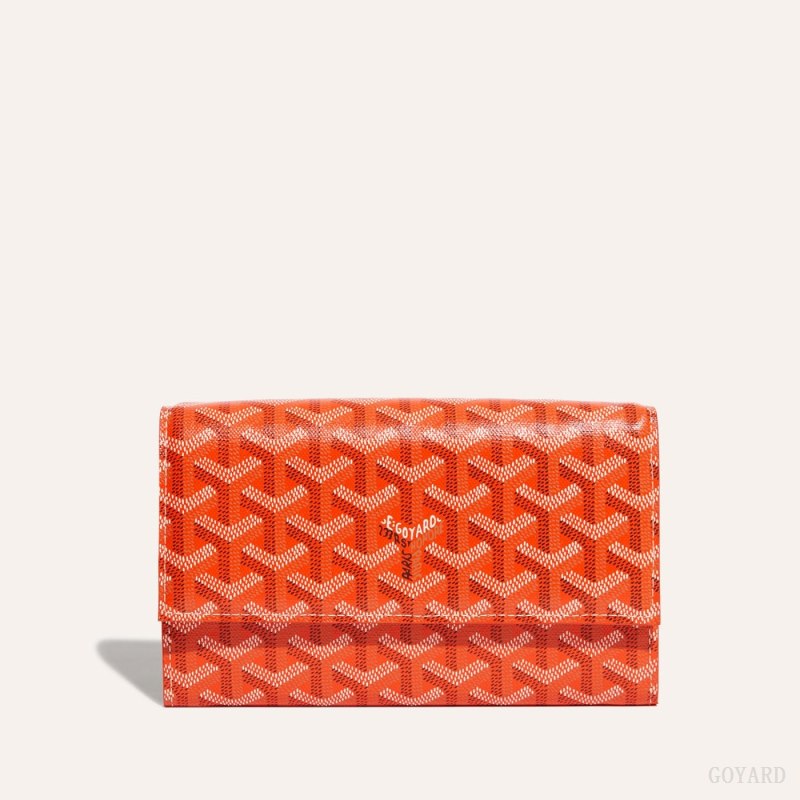 Goyard Varenne Continental Wallet Skulderveske Oransje | GY-WFT1010