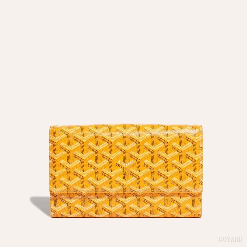 Goyard Varenne Continental Wallet Skulderveske Gul | GY-DRX0619