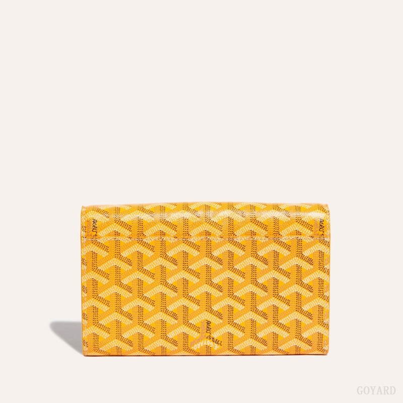 Goyard Varenne Continental Wallet Skulderveske Gul | GY-DRX0619