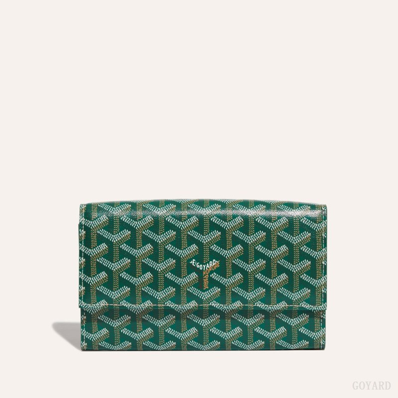 Goyard Varenne Continental Wallet Skulderveske Grønn | GY-HQO0871