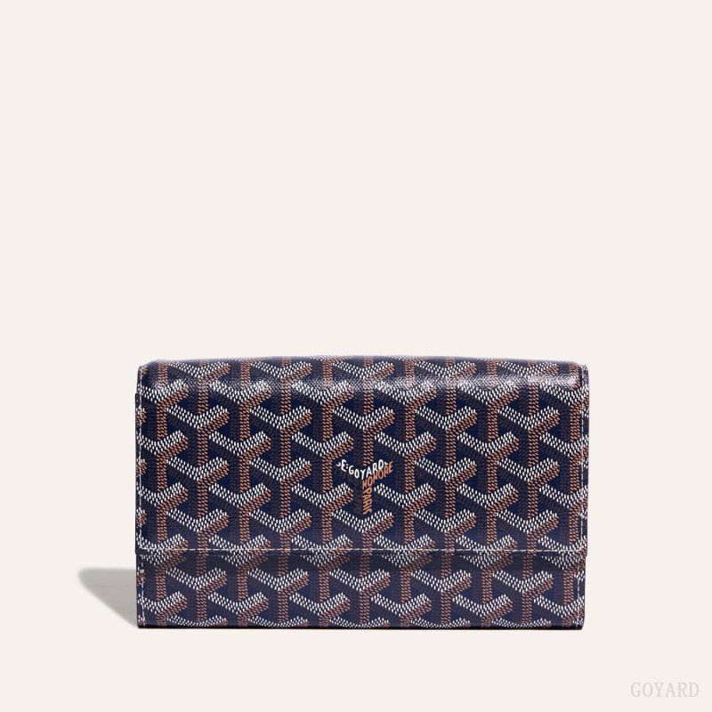 Goyard Varenne Continental Wallet Skulderveske Marineblå Blå | GY-SBK7566