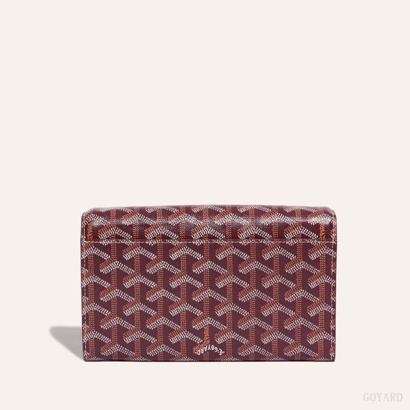 Goyard Varenne Continental Wallet Skulderveske Burgunder | GY-VCW0721