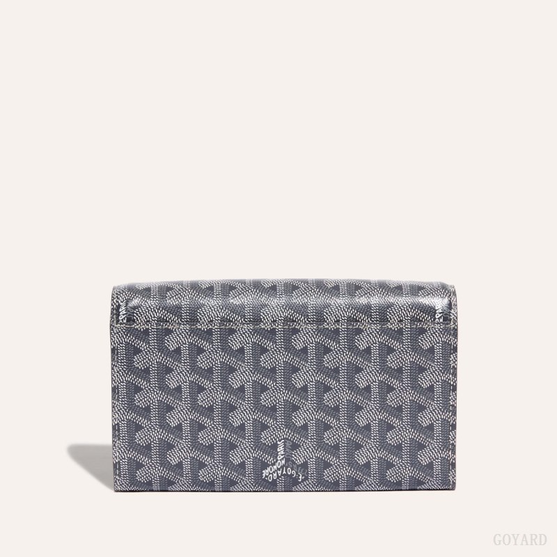 Goyard Varenne Continental Wallet Skulderveske Grå | GY-SNA5459