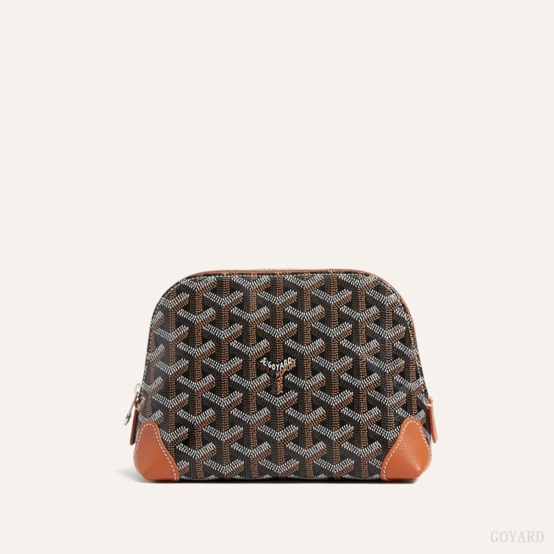 Goyard Vendôme Cosmetic Pouch Vesketilbehør Svarte Brune | GY-YVD3507