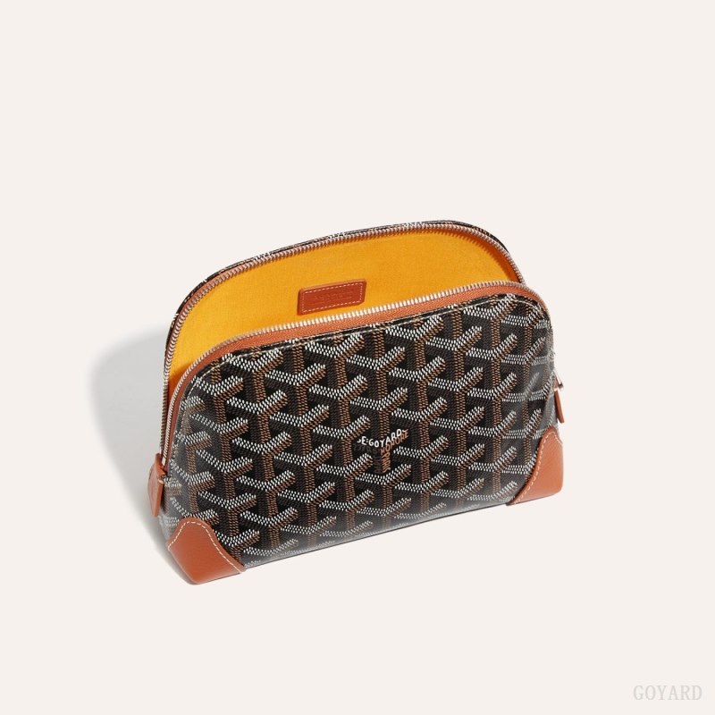 Goyard Vendôme Cosmetic Pouch Vesketilbehør Svarte Brune | GY-YVD3507