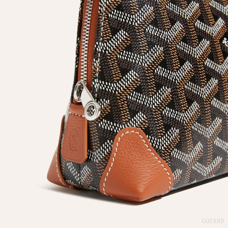 Goyard Vendôme Cosmetic Pouch Vesketilbehør Svarte Brune | GY-YVD3507