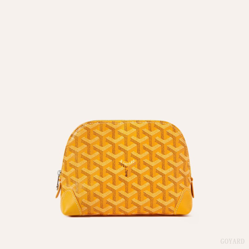 Goyard Vendôme Cosmetic Pouch Vesketilbehør Gul | GY-TQX7013