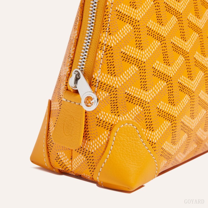 Goyard Vendôme Cosmetic Pouch Vesketilbehør Gul | GY-TQX7013