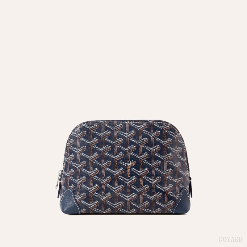 Goyard Vendôme Cosmetic Pouch Vesketilbehør Marineblå Blå | GY-XLF8921