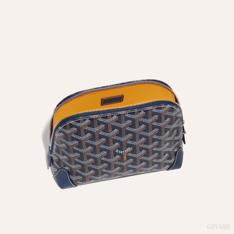 Goyard Vendôme Cosmetic Pouch Vesketilbehør Marineblå Blå | GY-XLF8921