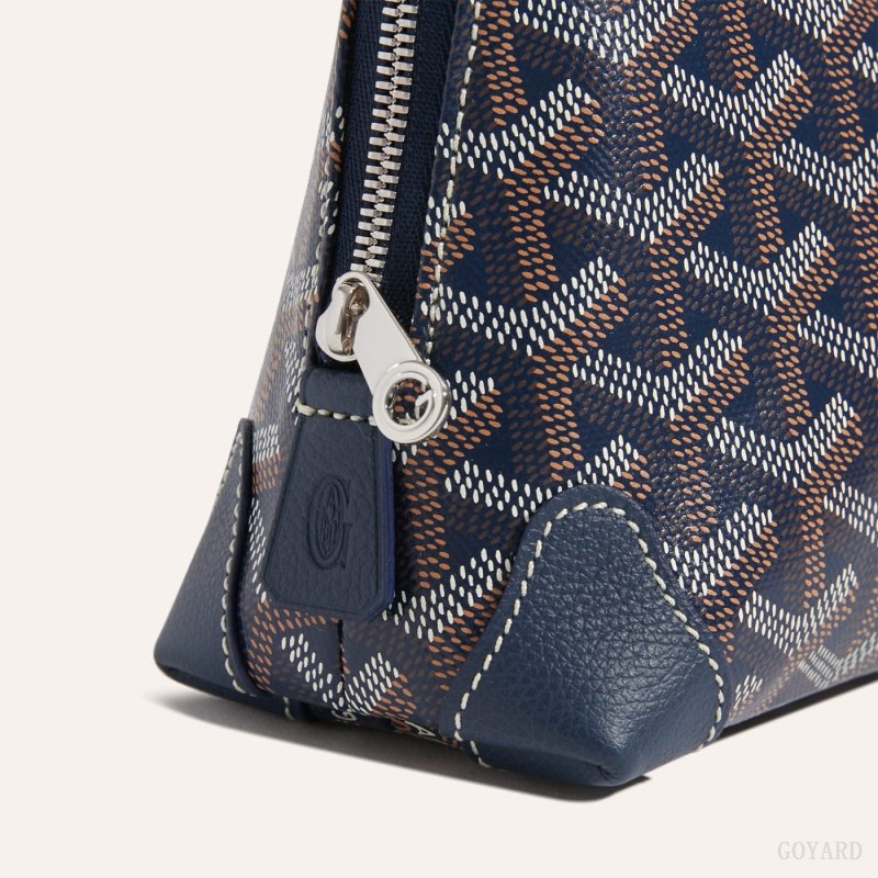 Goyard Vendôme Cosmetic Pouch Vesketilbehør Marineblå Blå | GY-XLF8921