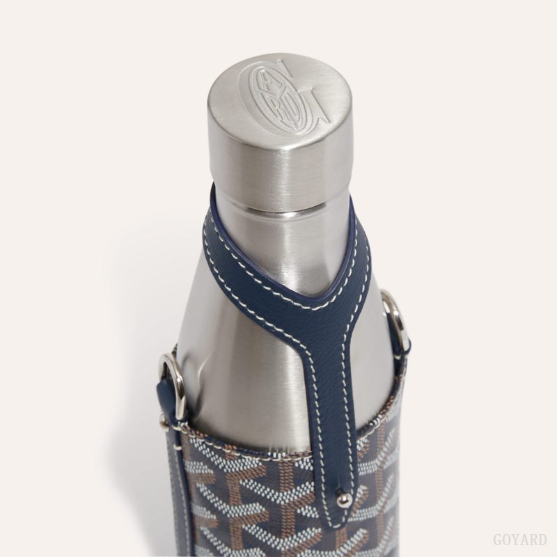 Goyard Yonne MM Case & Flask Accessories Marineblå Blå | GY-LOM0053